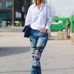 Y2K Patchwork Jeans